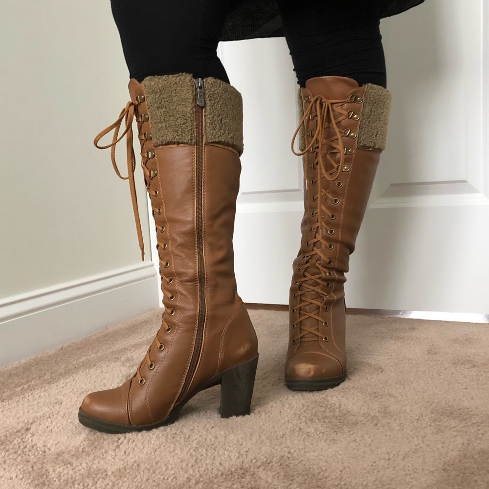 !!moving sale!! Riding boots lace up! - Picture 3 of 3